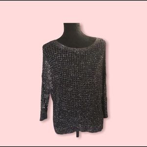 Metallic Pullover Mesh